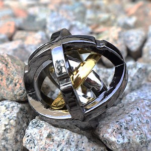 Total Eclipse Metal Puzzle, Brain Teaser, Game, Mechanical Puzzle, IQ Logic Teaser, 3D Puzzle, Puzzle - Etsy