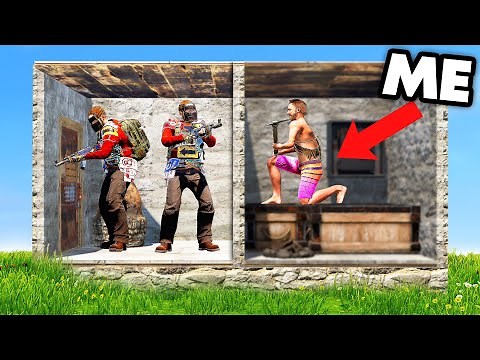 I Built a Secret Wall Bunker in Vanilla Rust