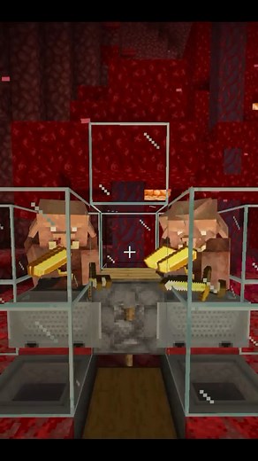 Minecraft Piglin trade bedrock #minecraft #fyp #farm | Traveler シ