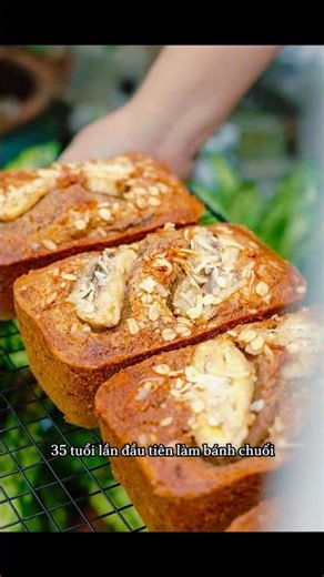 Instructions for making healthy banana oatmeal cake with easy-to-find ingredients #cicididi #fami...