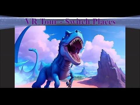Virtual Tour Using Sphere with unity - Switch Places