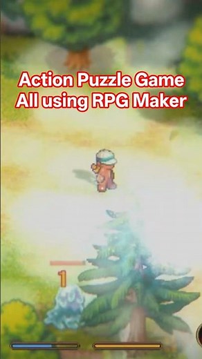 Making a Puzzle Action Game using only RPG Maker #rpgmaker #gamedev