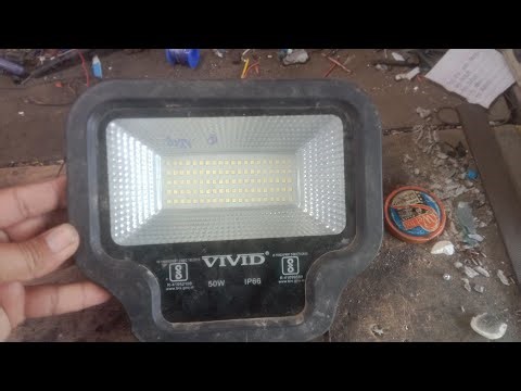 50 Watt LED light repair over voltage say circuit bekar❤🔌💡 #shorts #shortsfeed