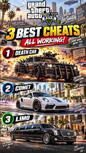 Don’t Play GTA 5 Until You Try These 3 Cheats 🔥