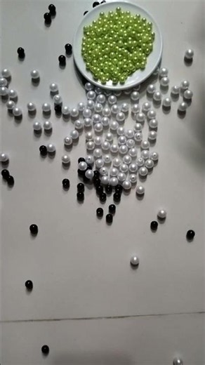 Pearls,black white beads 💦🪺🥀💥 |#satisfying #beads #reverse #mahmoodediting #marble #reversevideos
