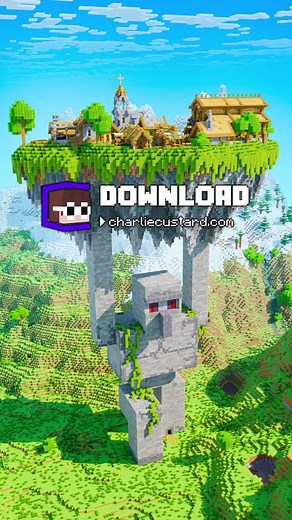 👉 World downloads in my bio! #minecraft #charliecustardbuilds