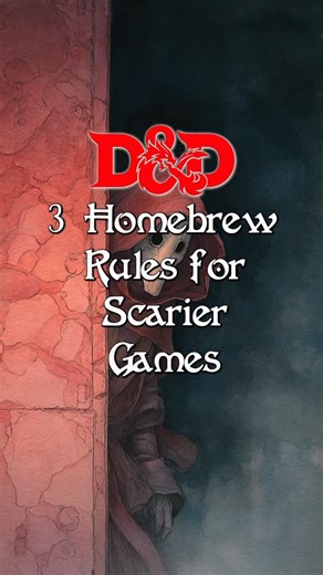 D&D Adventures | 3 Homebrew Rules to Make Your D&D Game Scarier While D&D rules as written is not very scary, there are many terrifying homebrew rules to... | Instagram