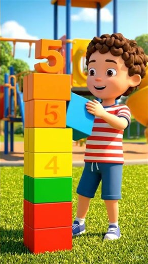 Learn Numbers 1 to 5 | Build a Tower with Blocks | Fun Counting for Kids #numberfun #numberblocks