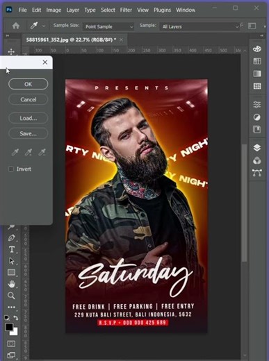 How to remove text from banner or poster in Photoshop 🔥