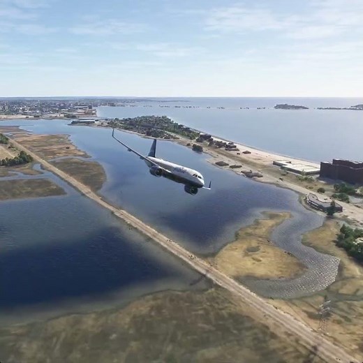 POV: You just nailed the perfect landing ☁️✈️ #pilot #flightsim #aviation