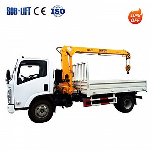 [Hot Item] 3 Ton Telescopic Boom Truck Mounted Brick Grabber Crane for Sale