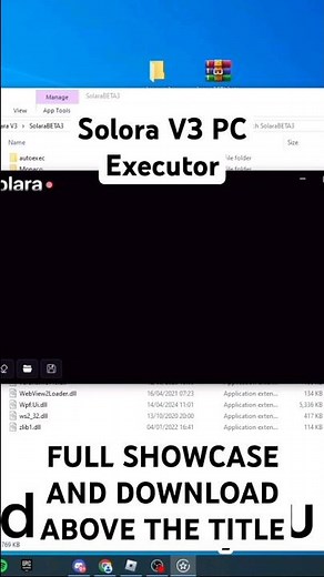 New Lvl. 7 PC Executor "Solora V3" (DOWNLOAD + FULL SHOWCASE ABOVE THIS TITLE)