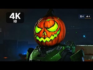 Halo Hollows Pumpkin Skin Showcase (Halloween) - Halo Infinite