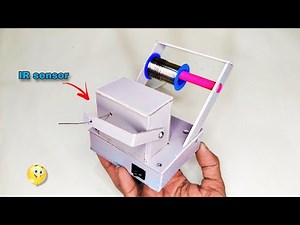 Automatic Soldering Wire Machine || how to Make Touchless Soldering Wire Dispenser ||