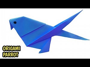 Origami Paper Parrot | How To Make Paper Bird | ORIGAMI PARROT | ORIGAMI BIRD