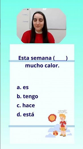 【スペイン語ドリル】文法ドリル 初級 - A1 Esta semana... mucho calor