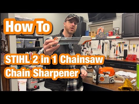 STIHL 2 in 1 Chainsaw Chain Sharpener How To