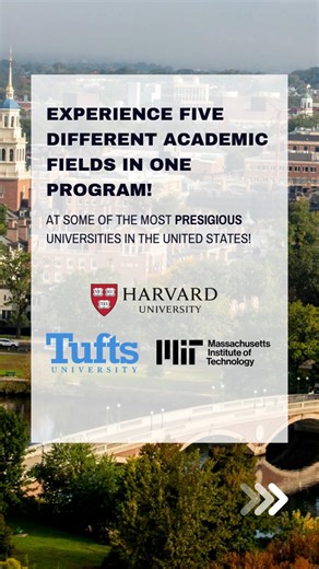 🎓✨ Experience 5 Academic Fields in One Program! Discover your passions and shape your future at Harvard University, with exclusive visits to the MIT Campus and accommodation at Tufts University! 🇺🇸 In this unique program, students explore five exciting disciplines: 🌍 Social Sciences 🌱 Sustainability, Energy & Environmental Studies 💻 Technology, Innovation & Futurism 💰 Finance & Economics ⭐ Leadership 👥 Ages: 13–17 🕒 Duration: 2 Weeks (Accommodation, meals & excursions included) 💡 The p