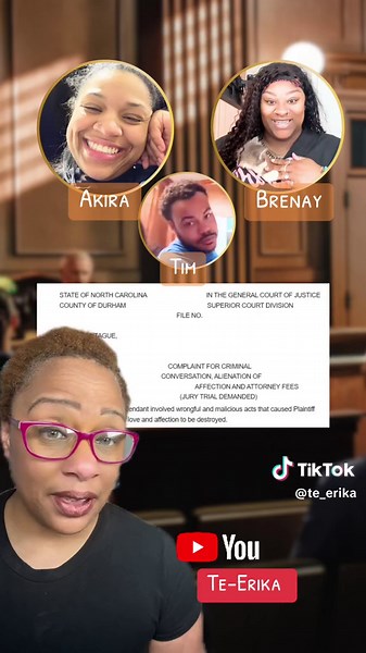 Brenay faces 1 million dollar lawsuit for taking Akira Montagues man named Tim #messytok starring @brenay.k #teatime #storytimewithteerika #fypp #divorce