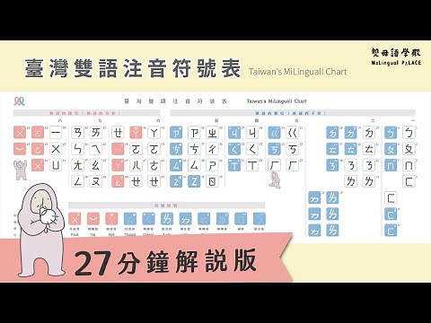 【臺灣雙語注音符號表】27 分鐘解說版