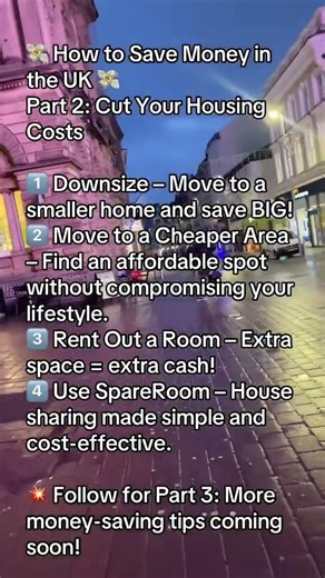 Save Money in the UK: Part 2 Cut Your Housing Costs FAST!... #Shorts #uklifeandwealth