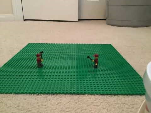 Lego battle stop motion