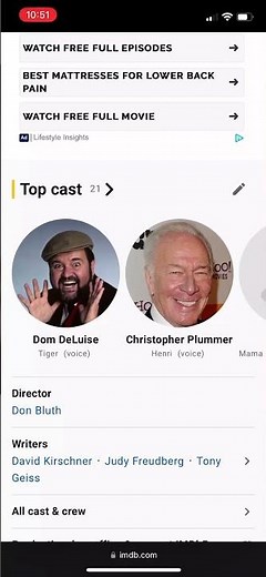 An American Tail universal movie ￼