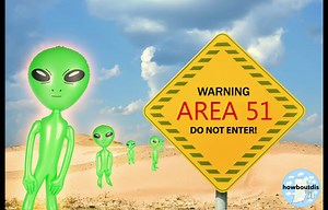 Jumbo Alien Inflate - 59 inches Tall - Cool Party Decoration - Meant for All Ages - Kids and Adults - Great for Parties of All Themes - Halloween Decoration - Great as a Party Prize Too