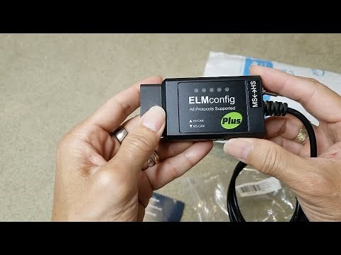ELMconfig Adapter FORScan OBDII Code Readers USB Scanner for Ford & Mazda (Windows Version)