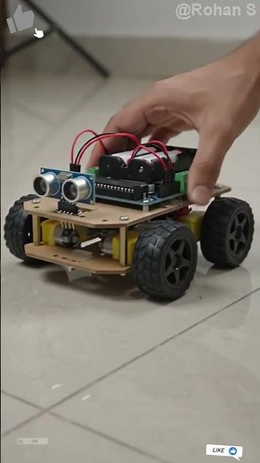 IOT obstacle Avoiding Robot DIY project using Arduino, Ultrasonic Sensor and gear motor