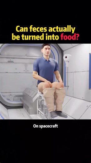 Can feces actually be turned into food? #knowledge #science