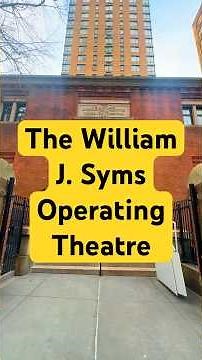 The William J. Syms Operating Theatre #nyc #nychistory #didyouknow #history #architecture