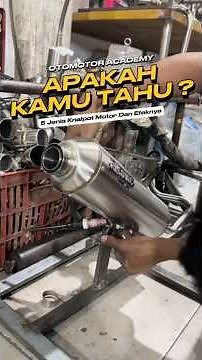 Inilah 5 Jenis Knalpot Dan Efeknya￼