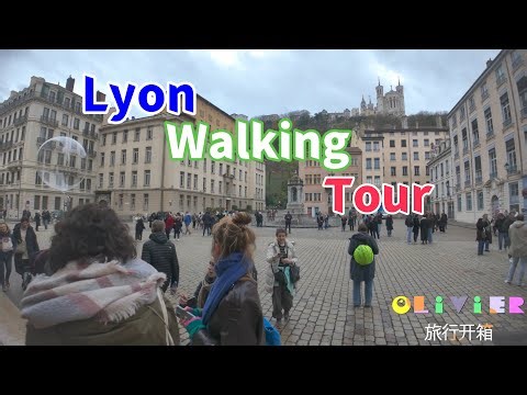 Lyon walking tour | France | 2025 | Fête des Lumières | Notre-Dame de Fourvière | 4K/60fps