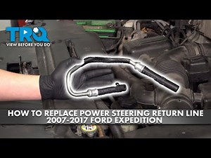 How to Replace Power Steering Return Line 2007-2017 Ford Expedition