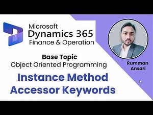 Protected method in Inheritance - X++ Tutorial - Part 2