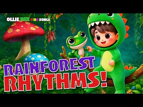 Rainforest Rhythms - Fun Kids Song About Rainforest Animals!