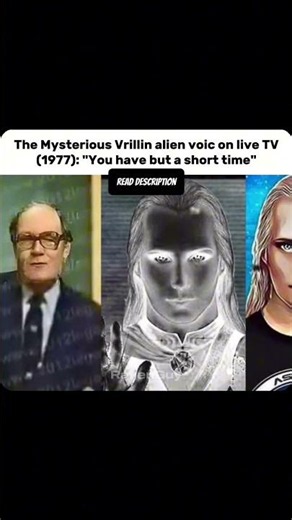 A mysterious vrillin alien voice on live TV(1977) : "You have but a very short time"..#foryou