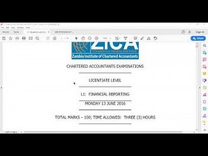 Published accounts full exam question solved.