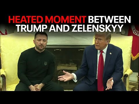 Trump, Zelensky meeting: FULL fiery exchange at White House