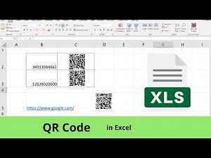 How to create QR Code in Excel || Study with me