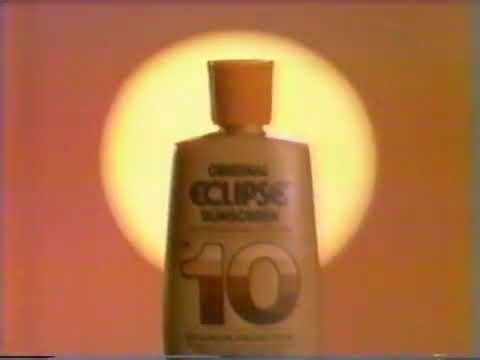 Eclipse sunscreen commercial 1982
