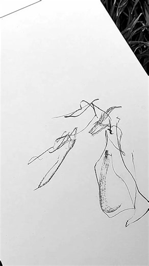 Intuitive Abstract Line Art #graphitedrawing #abstractart #intuitiveart #lineart