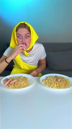 اخفاء النخلة تحت الكاتشب! 😈🍜