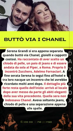Serena Grandi quella notte incontrò Zucchero Dopo gli applausi V7
