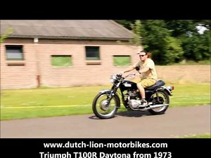 Triumph T100R Daytona from 1973