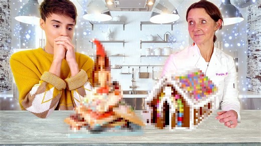 Pastry chef competes in ultimate gingerbread house showdown