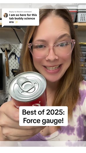 BEST OF 2025: Opening can tabs takes a surprisingly large amount of force — let’s discover just how much, both with and without assistance from a Tab Buddy XL! #tabbuddies #bestof2025 #accessibility #forcegauge #leverage | Tab Buddies