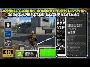 RAM 1-8GB LANCAR❗️Module Gaming Non Root BOOST FPS VIP | Ampuh Atasi Lag Patah Patah Saat Main Game