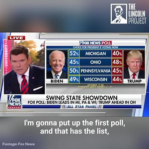 4.4K reactions · 1K shares | Trump is BEHIND in the polls and even Fox News sees the writing on the wall | The Lincoln Project | Facebook